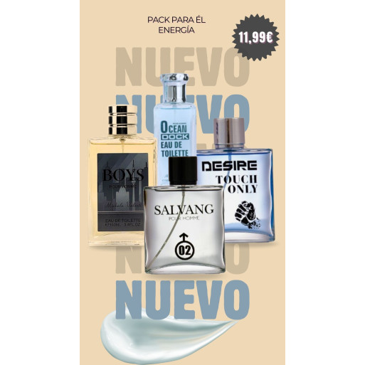 4 Perfumes para Él - Energía