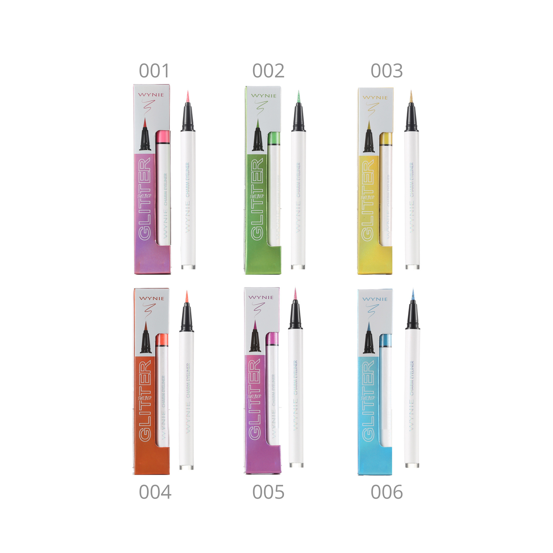 Glitter Eyeliner - Delineador de colores glitter - 0,8ml
