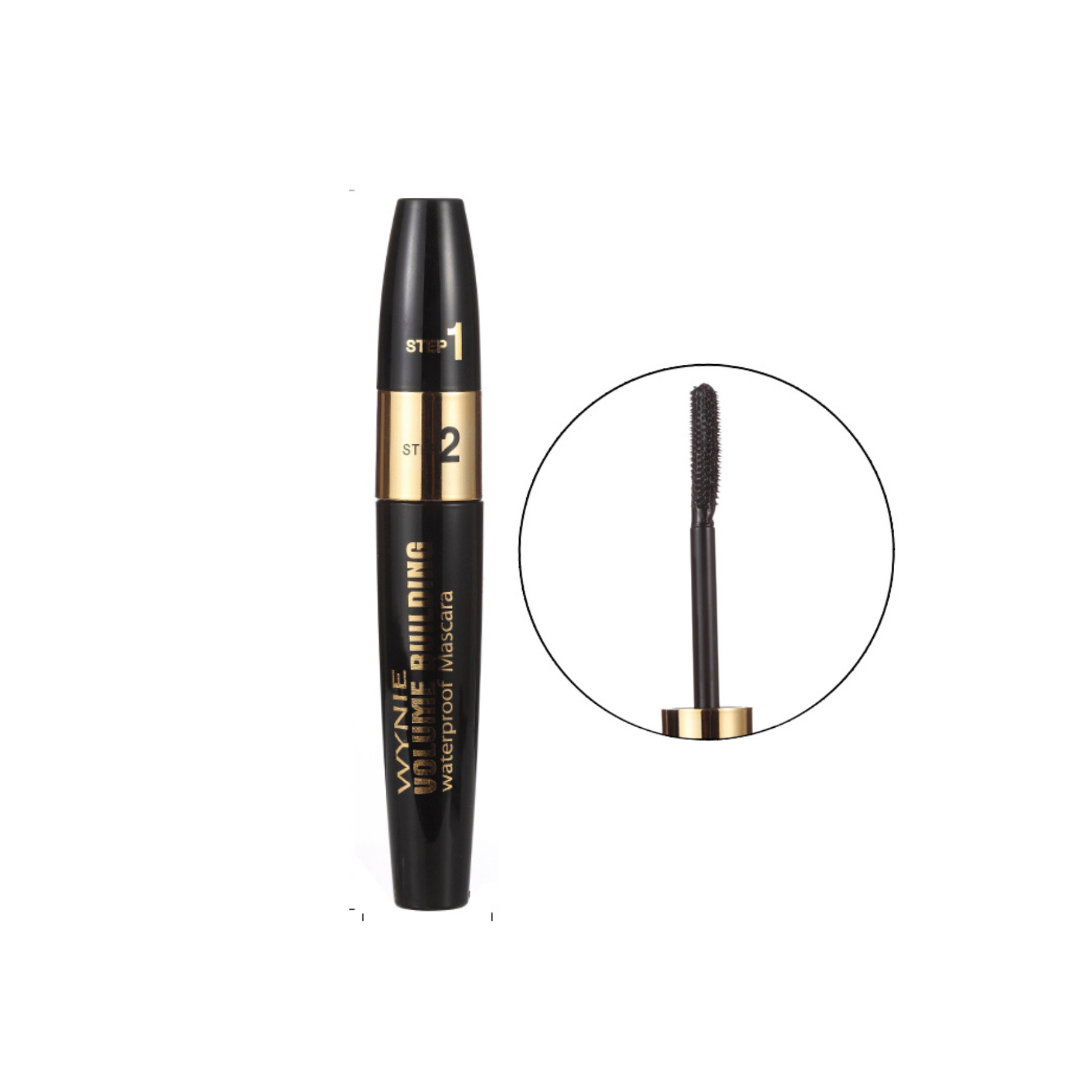 Mascara 2 Steps Volume Building waterproof - Máscara 2 pasos voluminizadora resistente al agua- 12g
