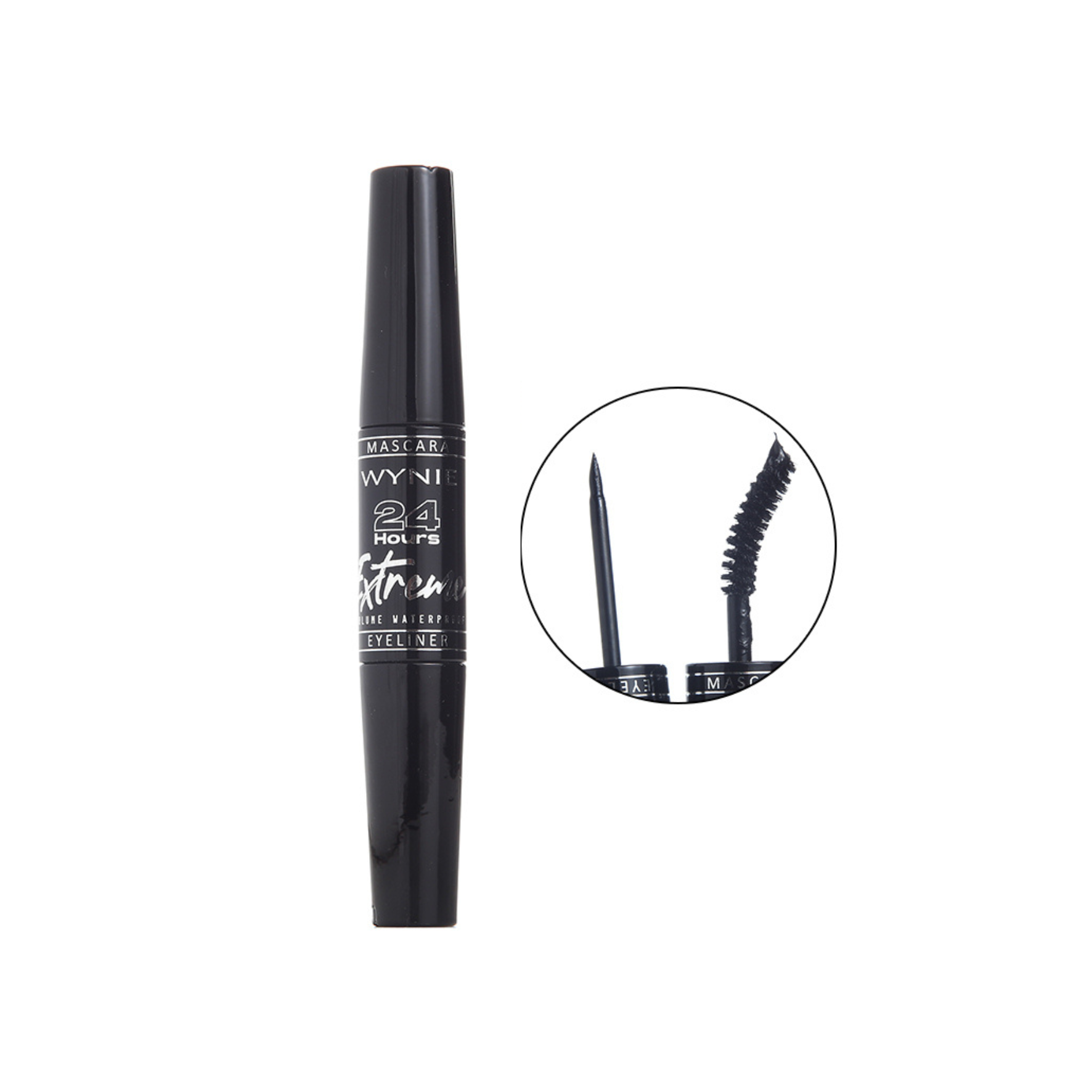 2 in 1 mascara + eyeliner 24H Extreme - Máscara de pestañas y delineador - 12ml