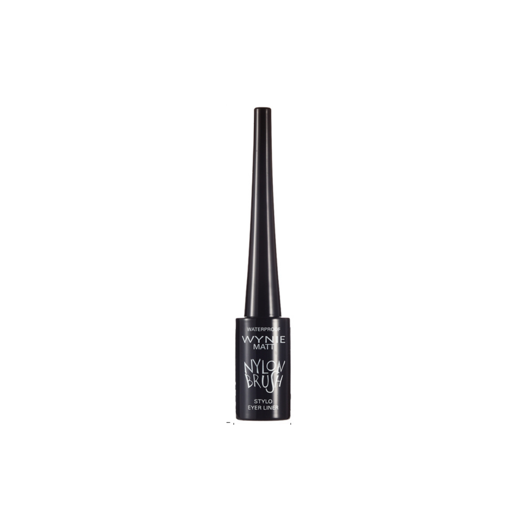 Eyeliner Waterproof Nylon Brush - Delineador Líquido negro mate - 5ml