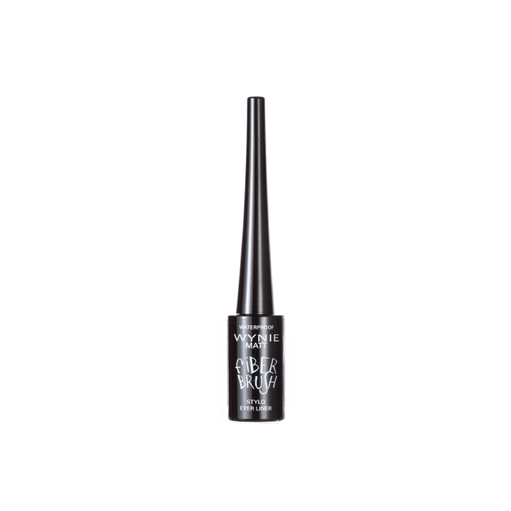 Eyeliner Waterproof Fiber Brush - Delineador Líquido negro mate - 5ml