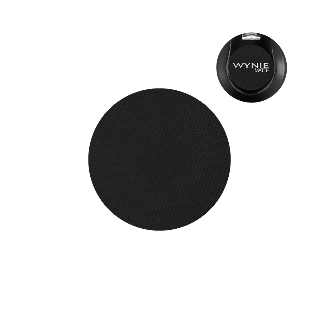 Matte black eyeshadow - Sombra individual negra mate - 3,5g