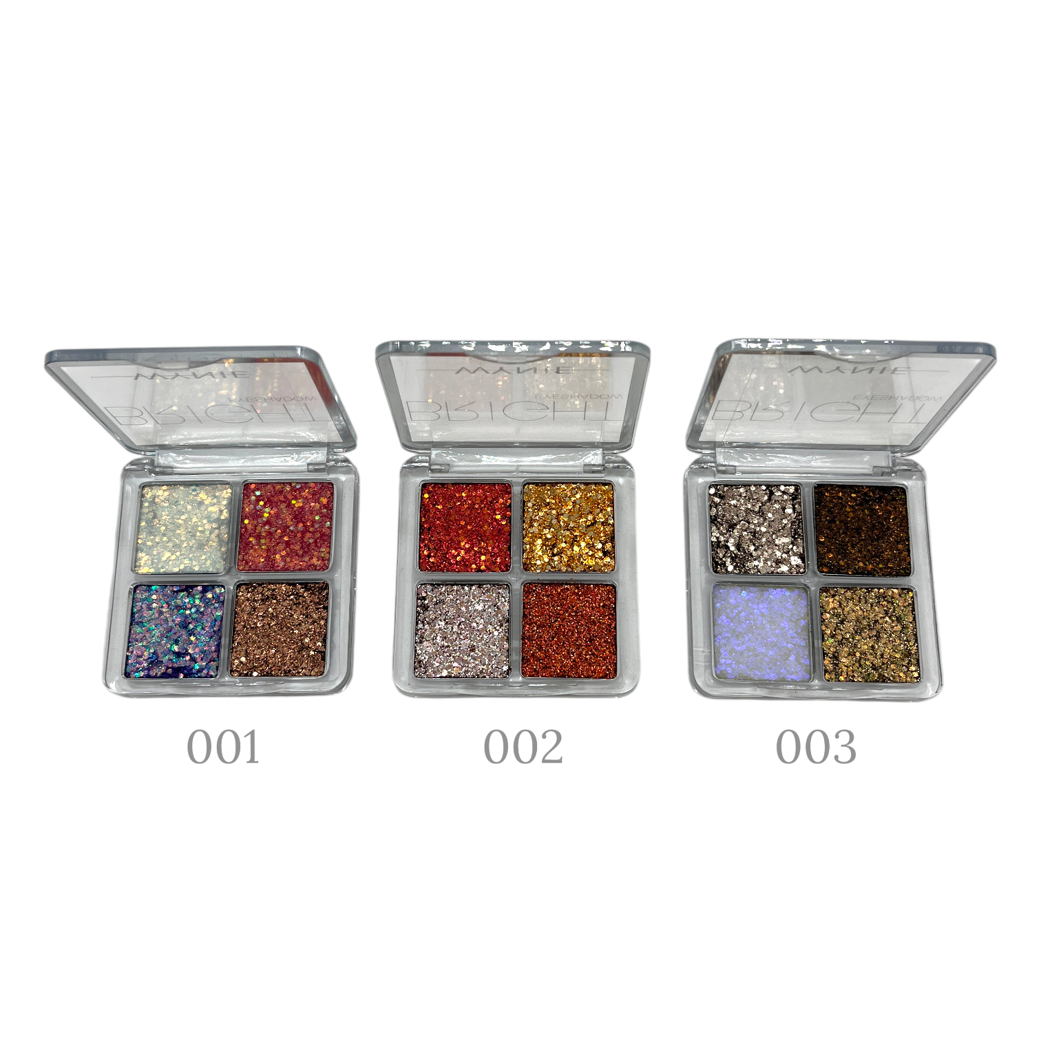 Bright Eyeshadow - Paleta de sombras Glitter - 4,8g