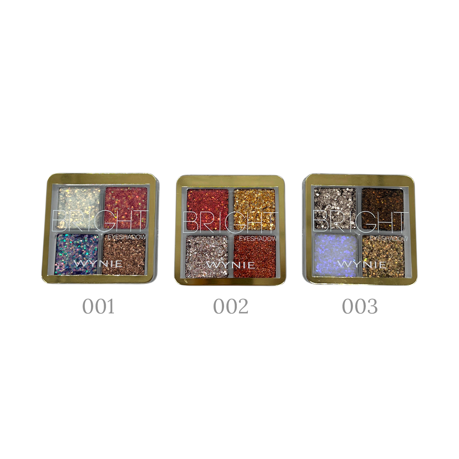 Bright Eyeshadow - Paleta de sombras Glitter - 4,8g