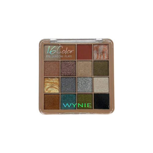 16 Color Eyeshadow Plate - Paleta de Sombras de Ojos - 16g