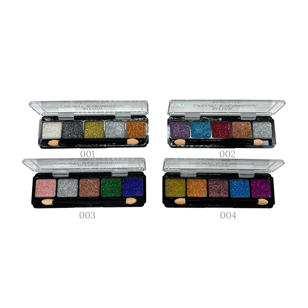 Glitter Cream Eyeshadow - Paleta de glitter - 6,5g