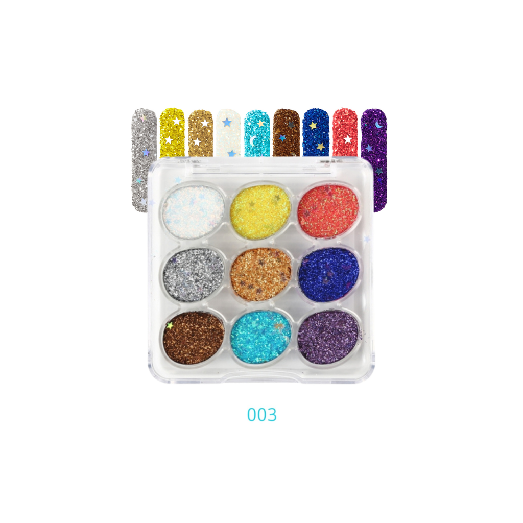 Eyeshadow cream- Paleta de sombras de glitter en crema - 8g
