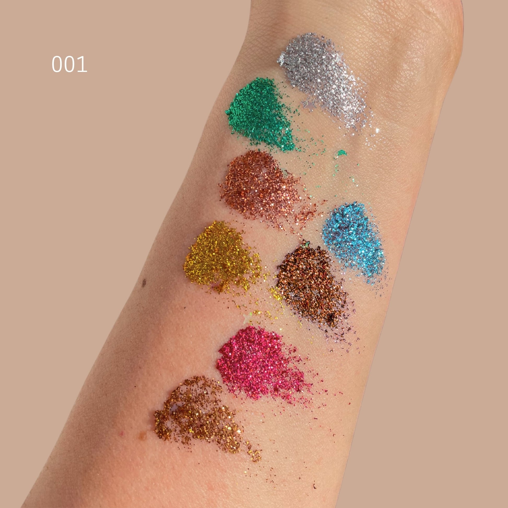 Eyeshadow cream- Paleta de sombras de glitter en crema - 8g