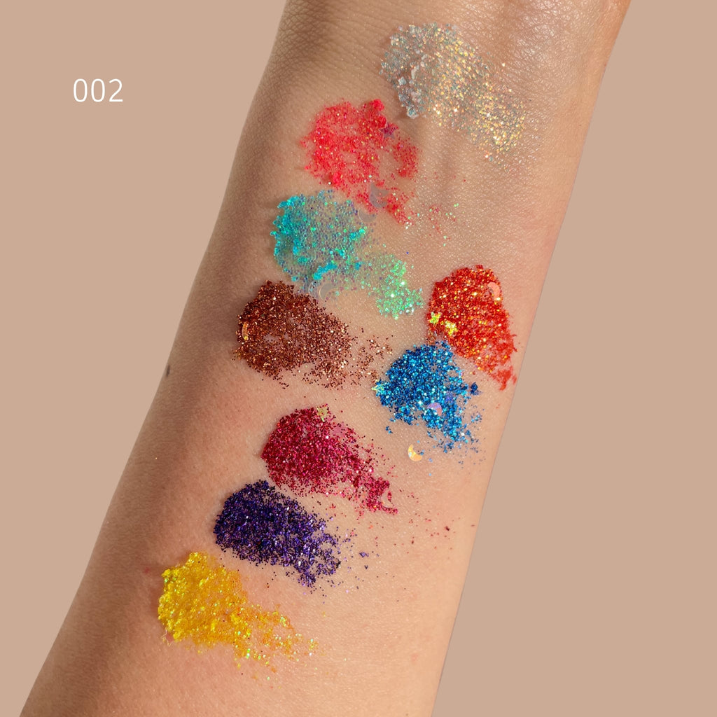 Eyeshadow cream- Paleta de sombras de glitter en crema - 8g