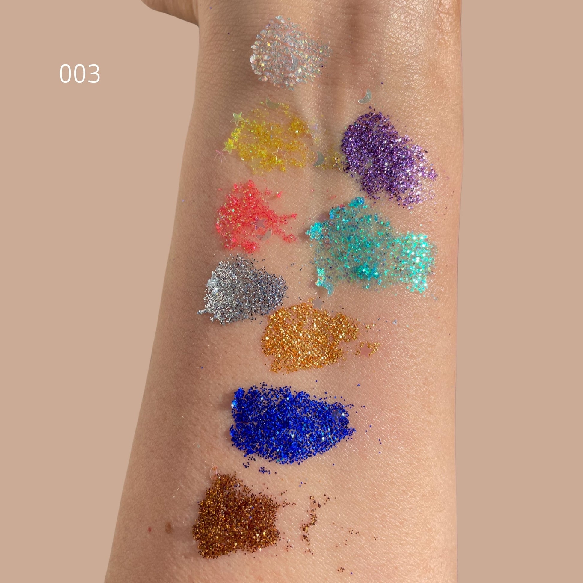 Eyeshadow cream- Paleta de sombras de glitter en crema - 8g