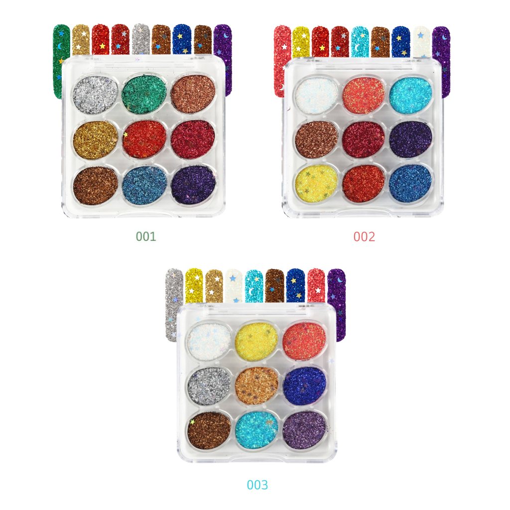 Eyeshadow cream- Paleta de sombras de glitter en crema - 8g