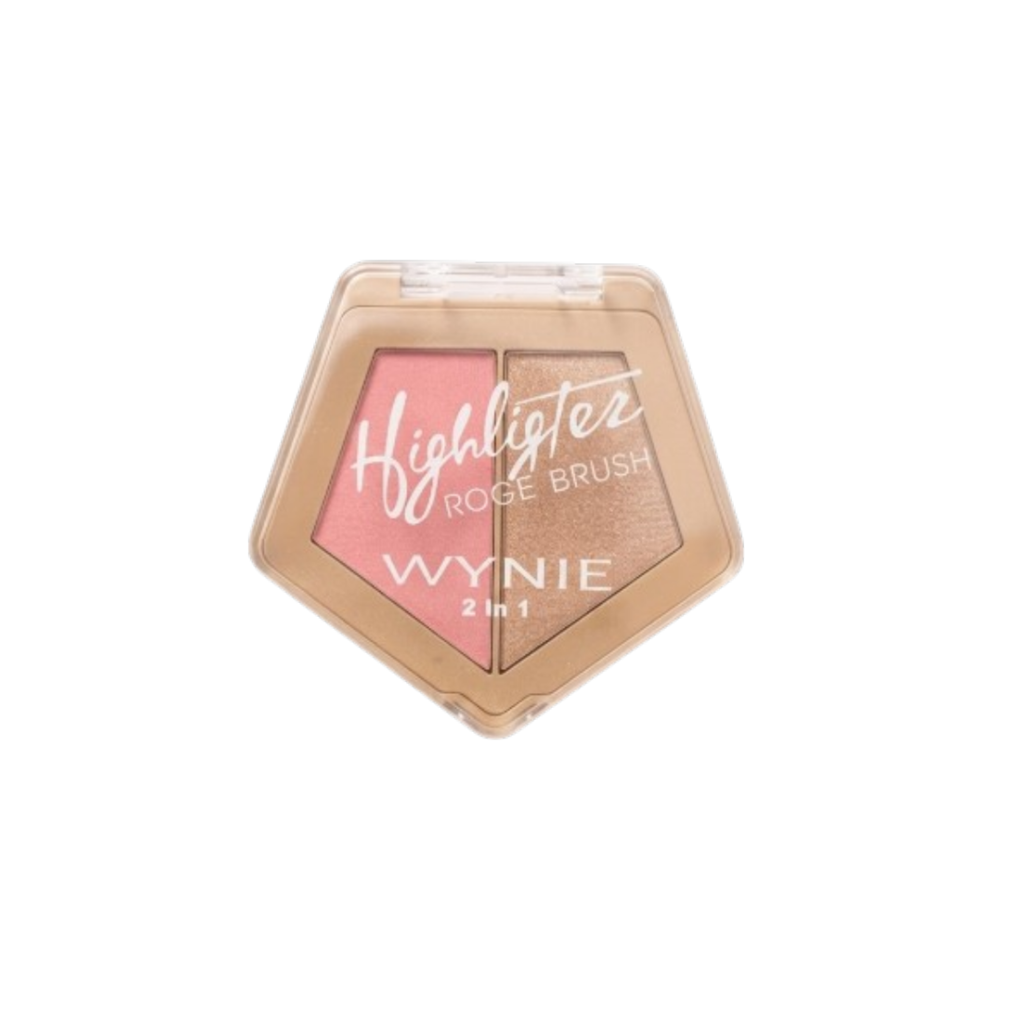 Highlighter Roge Brush 2 in 1 - Colorete e iluminador - 3,2g