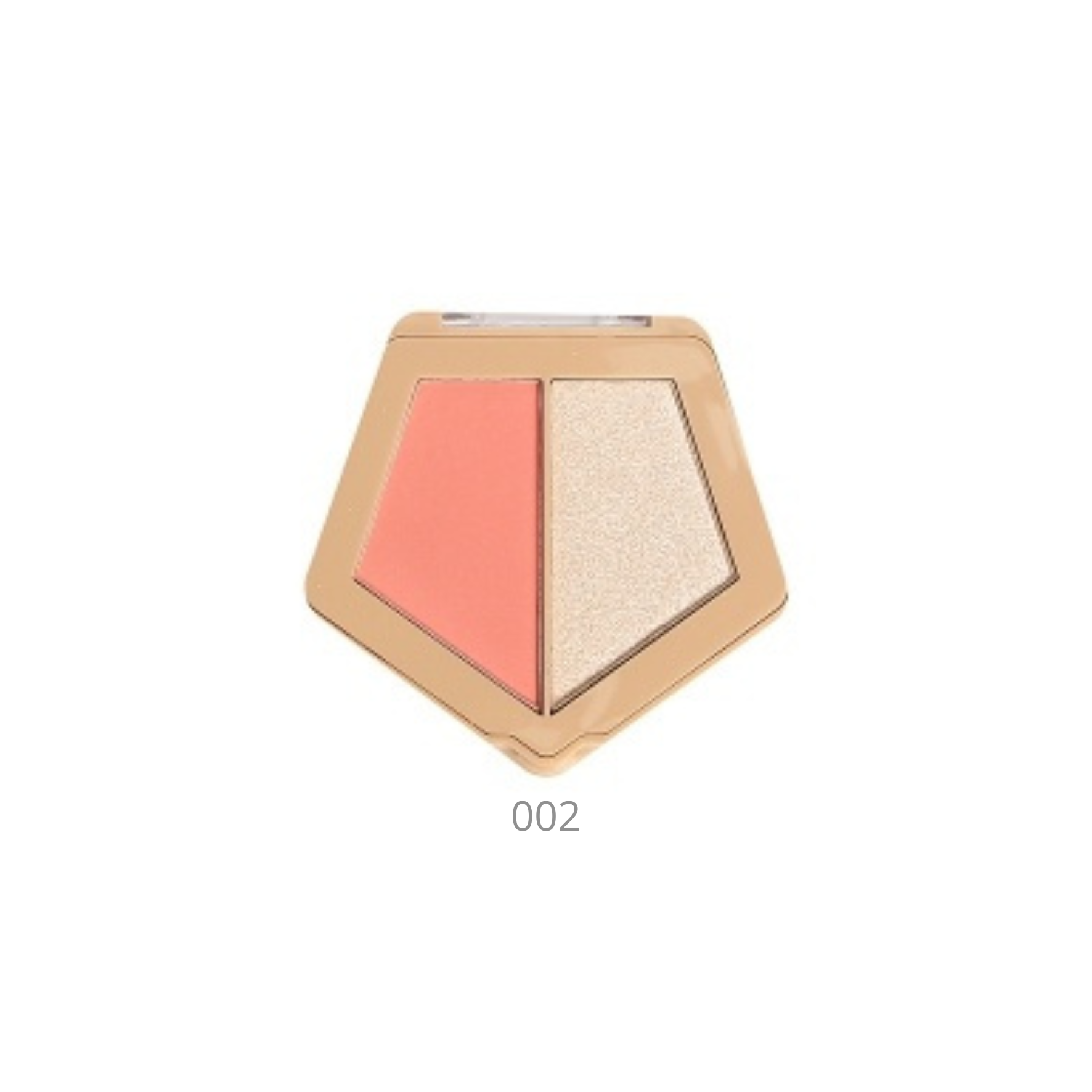 Highlighter Roge Brush 2 in 1 - Colorete e iluminador - 3,2g