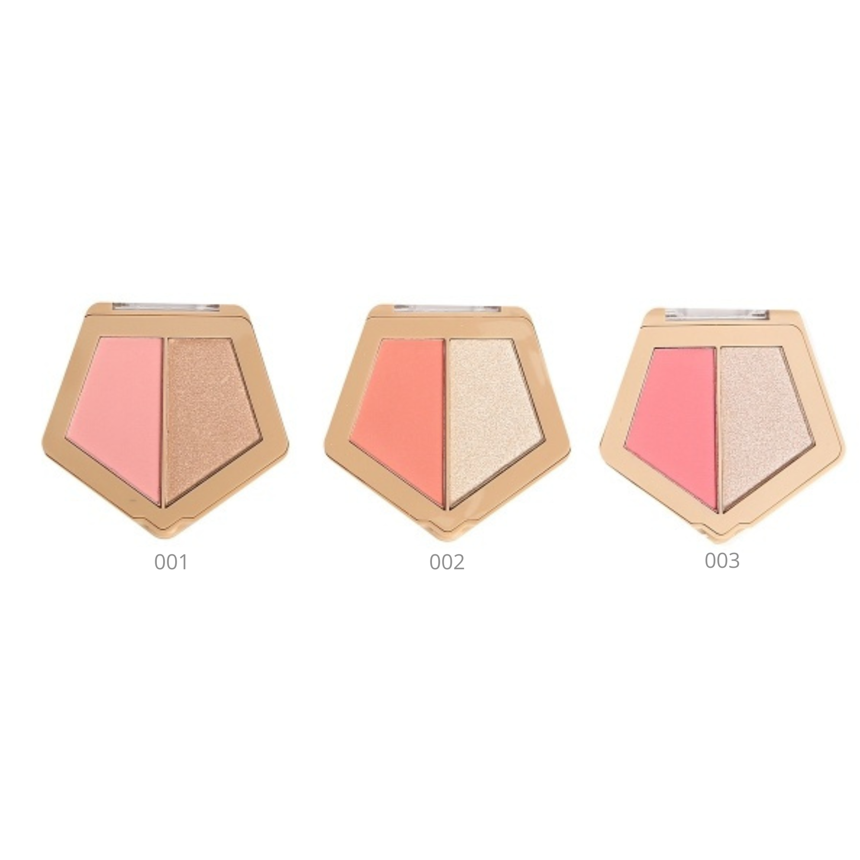 Highlighter Roge Brush 2 in 1 - Colorete e iluminador - 3,2g