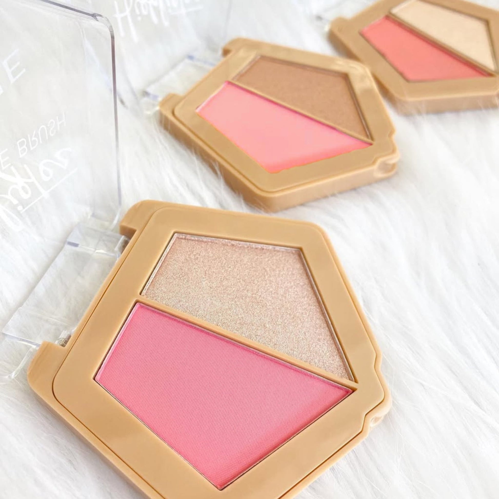 Highlighter Roge Brush 2 in 1 - Colorete e iluminador - 3,2g