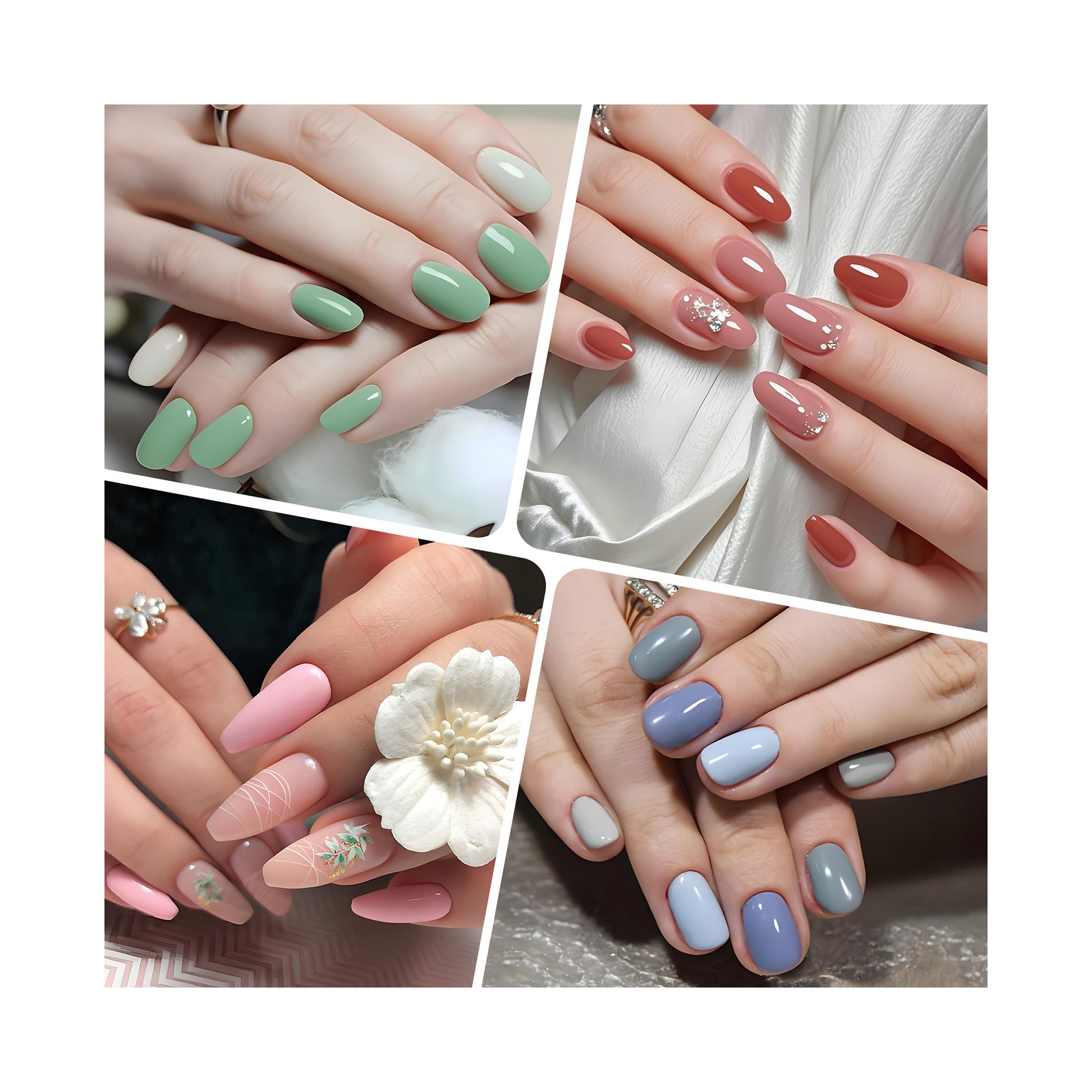 WYNIE Kit de 24 Piezas Esmalte Semipermanente para Uñas, 22 Colores + Base y Top Coat, Gel UV/LED Set de Pintauñas para Manicura