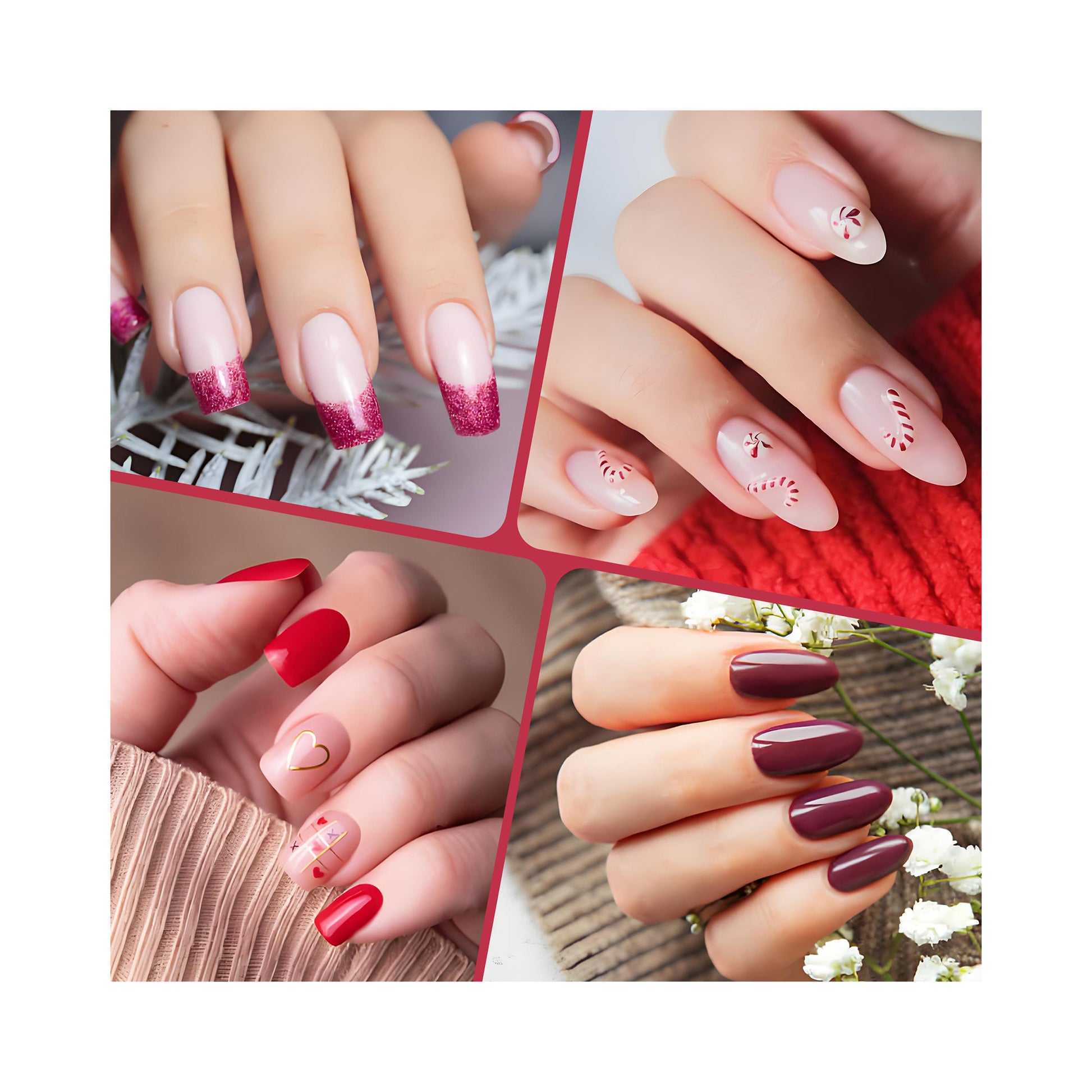 Esmaltes Semipermanentes en Gel Jelly 6 Colores, Pintauñas UV/LED Soak Off, Kit de Uñas en Gel para Color Natural