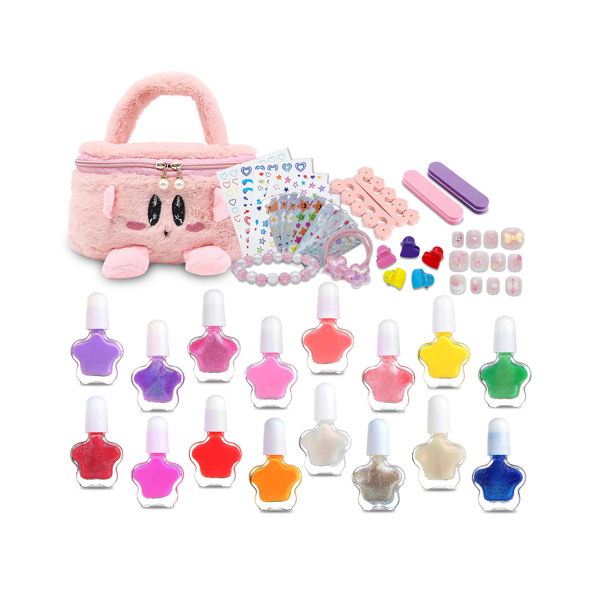 Esmaltes Semipermanentes en Gel Jelly 6 Colores, Pintauñas UV/LED Soak Off, Kit de Uñas en Gel para Color Natural