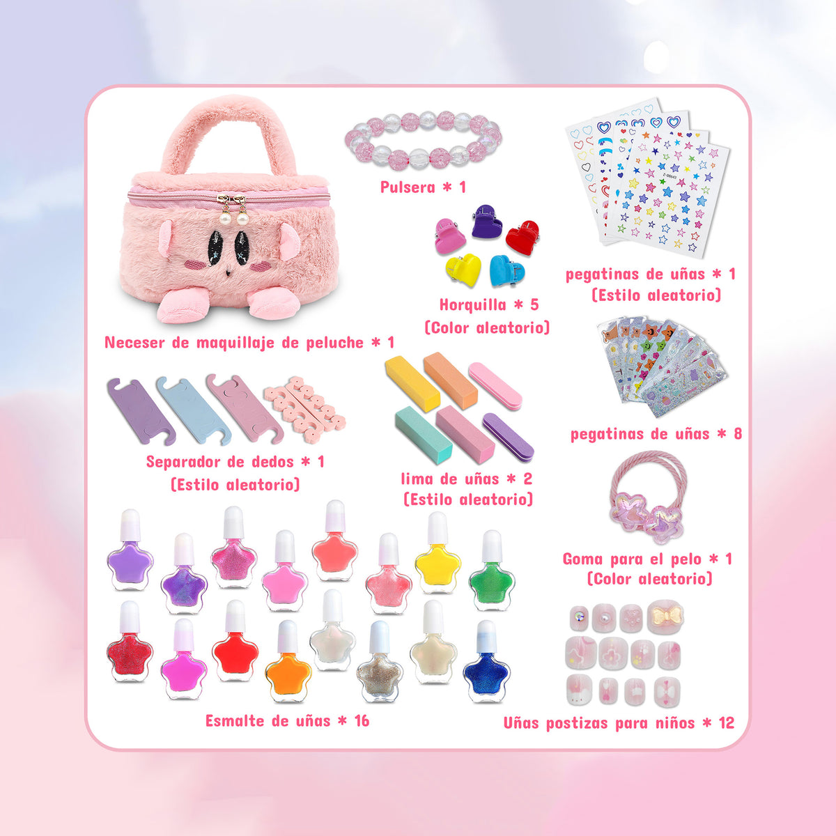 Esmaltes Semipermanentes en Gel Jelly 6 Colores, Pintauñas UV/LED Soak Off, Kit de Uñas en Gel para Color Natural