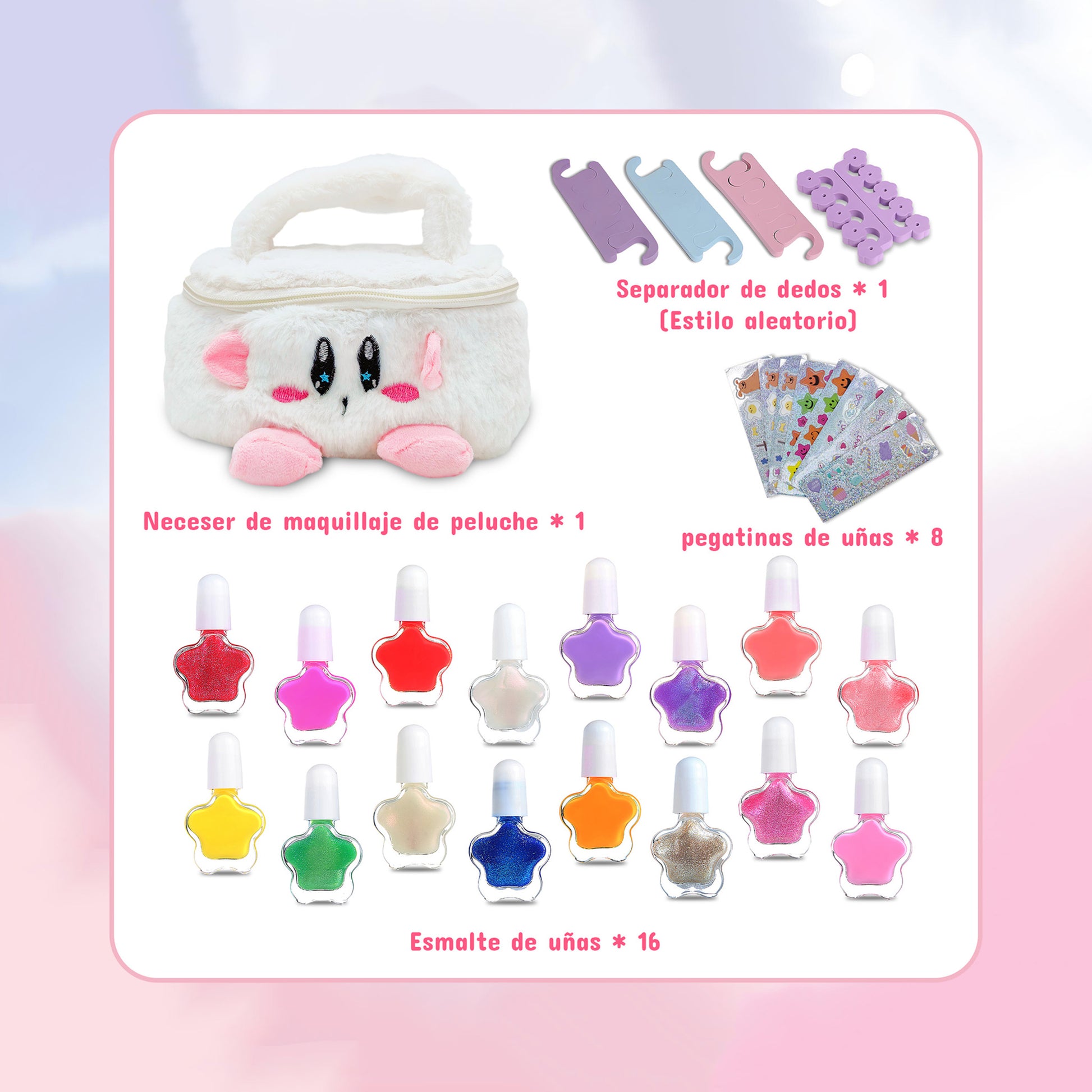 Esmaltes Semipermanentes en Gel Jelly 6 Colores, Pintauñas UV/LED Soak Off, Kit de Uñas en Gel para Color Natural