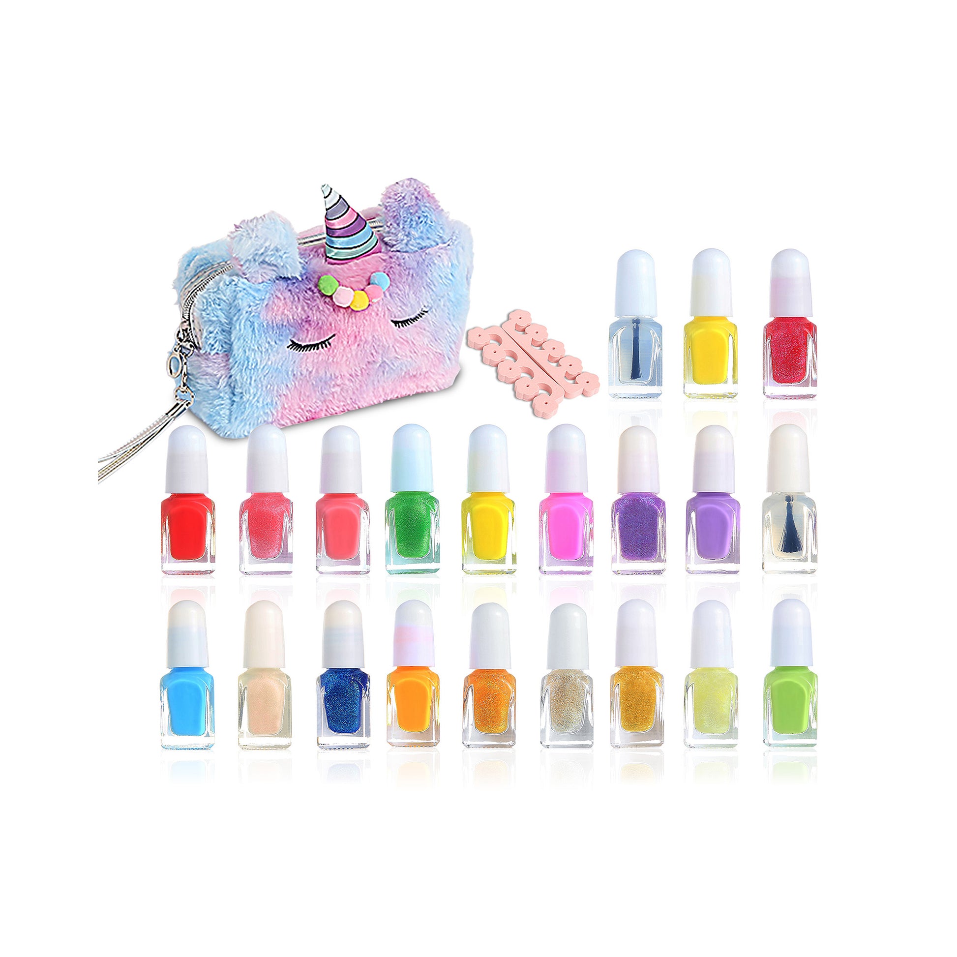 Esmaltes Semipermanentes en Gel Jelly 6 Colores, Pintauñas UV/LED Soak Off, Kit de Uñas en Gel para Color Natural