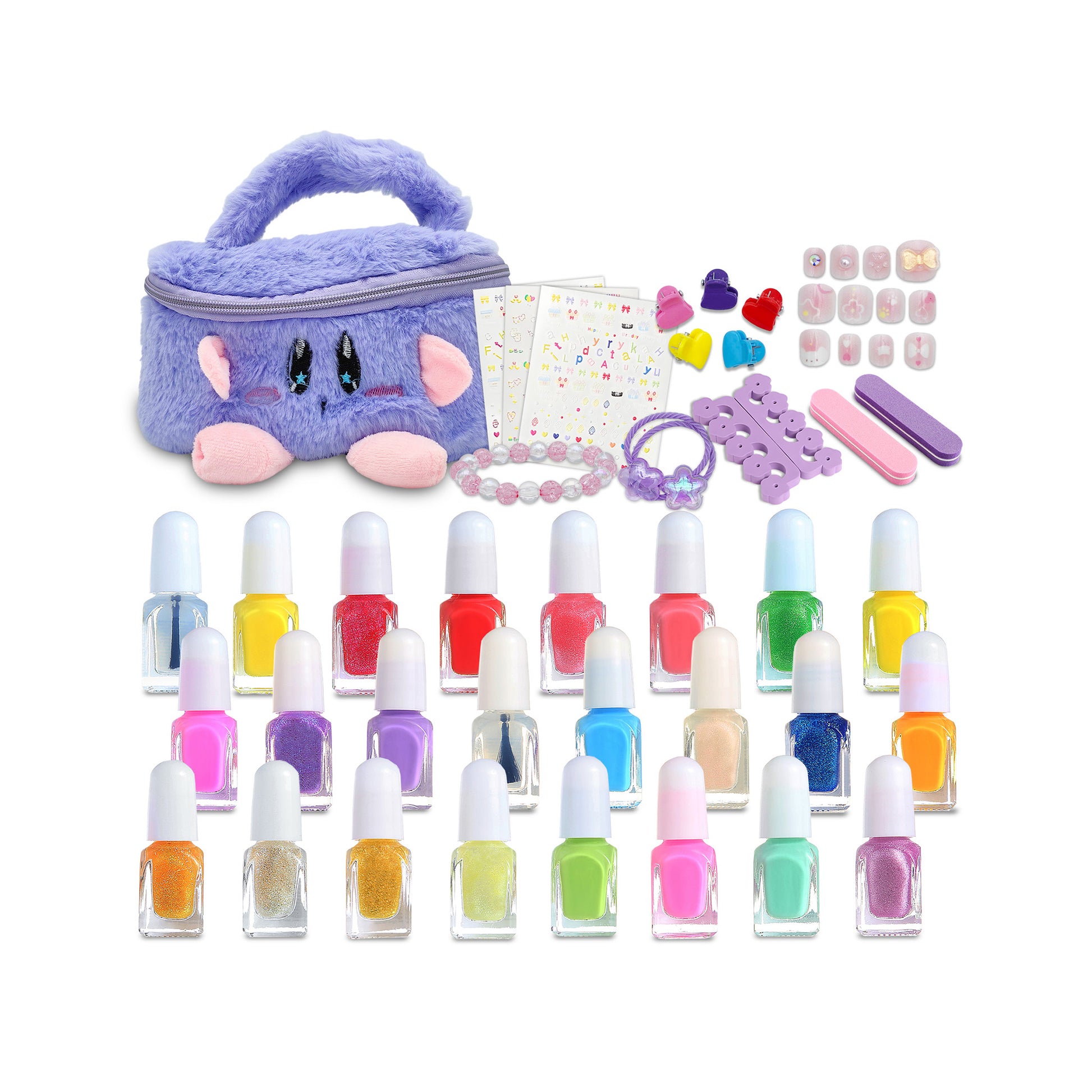 Esmaltes Semipermanentes en Gel Jelly 6 Colores, Pintauñas UV/LED Soak Off, Kit de Uñas en Gel para Color Natural
