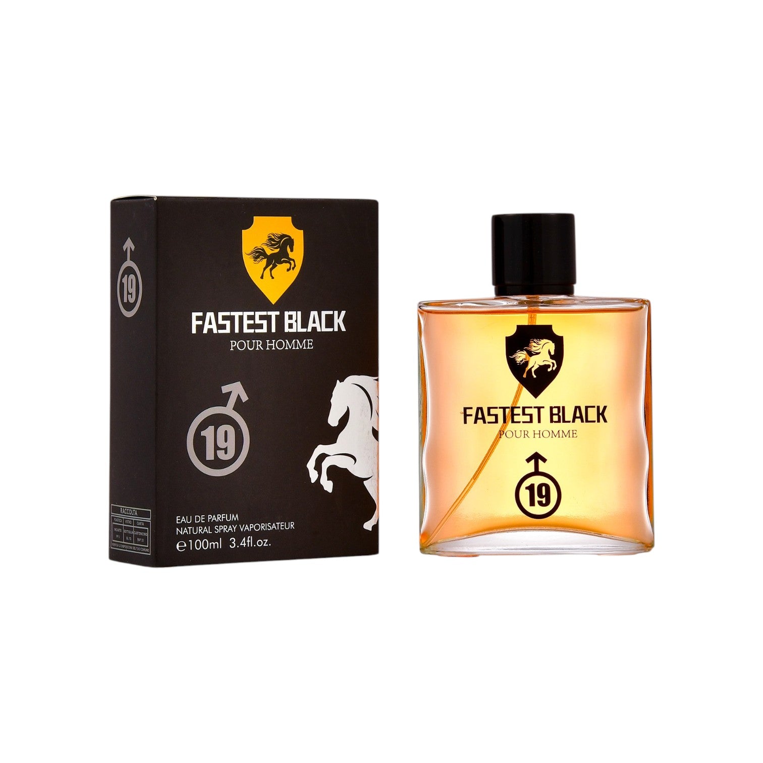 FASTEST BLACK Eau de toilette hombre - 100ml