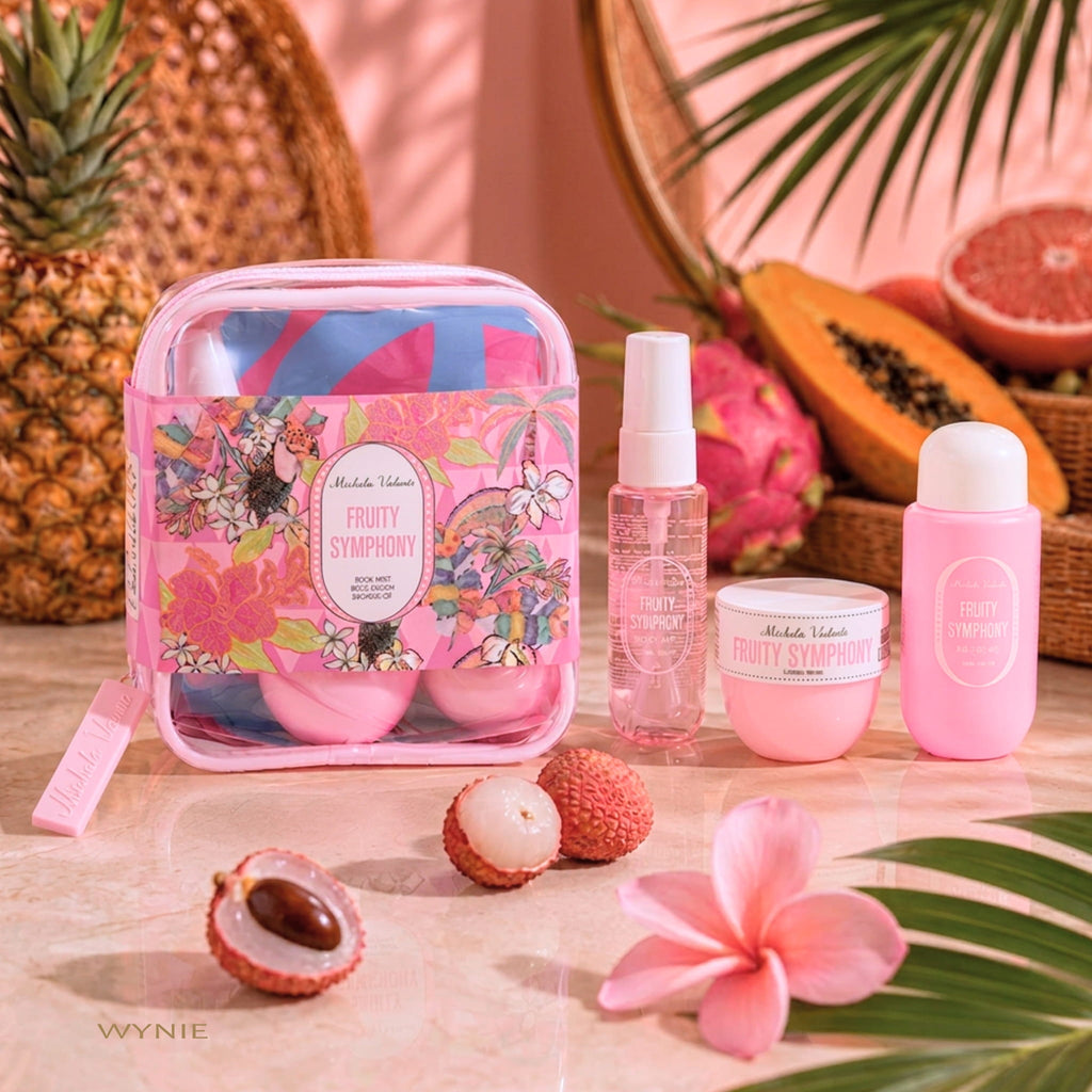 Set Michela Valenti Fruity Symphony | Bruma corporal, crema corporal y gel de ducha