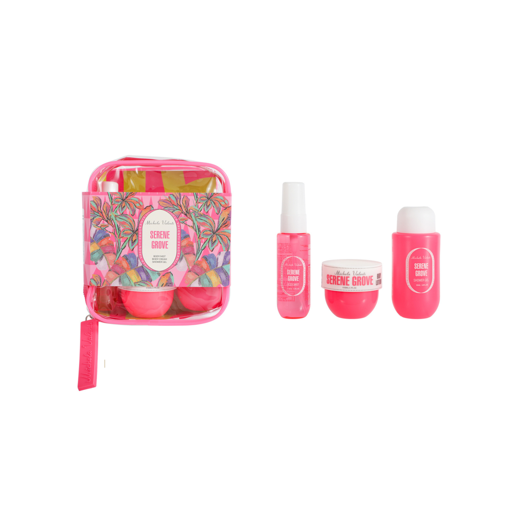 Set Michela Valenti Serene Grove | Bruma corporal, crema corporal y gel de ducha