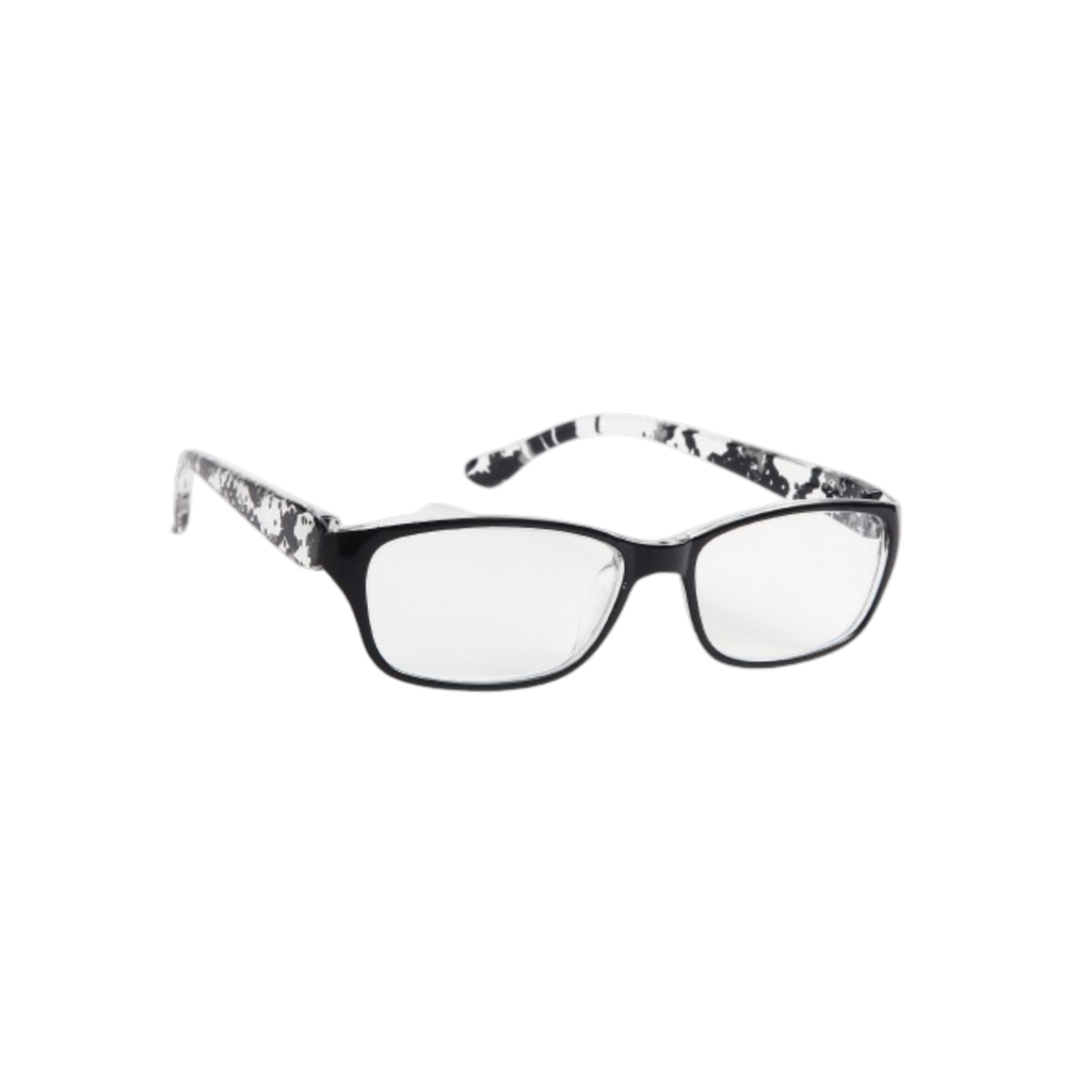 Gafas de lectura cuadradas con estampado +2,5