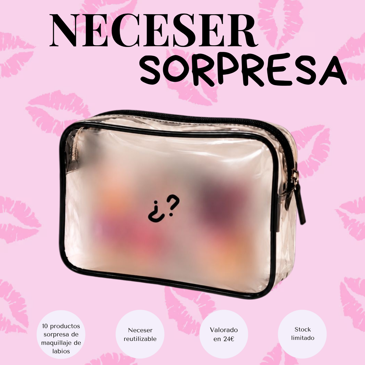 21: Neceser sorpresa de maquillaje de labios