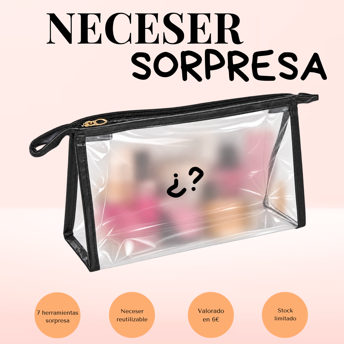 24: Neceser sorpresa de herramientas de maquillaje