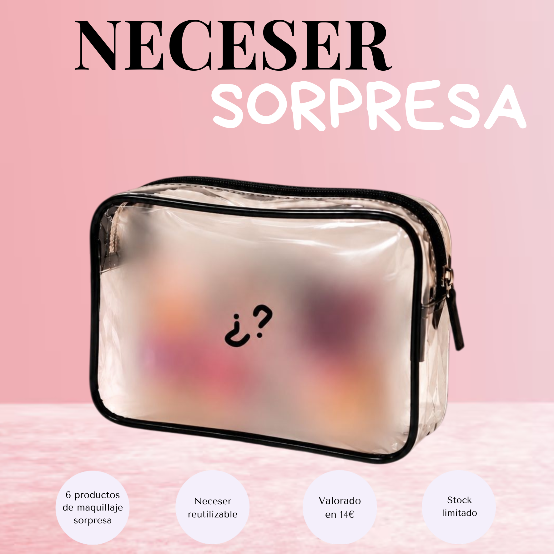15: Neceser sorpresa de maquillaje