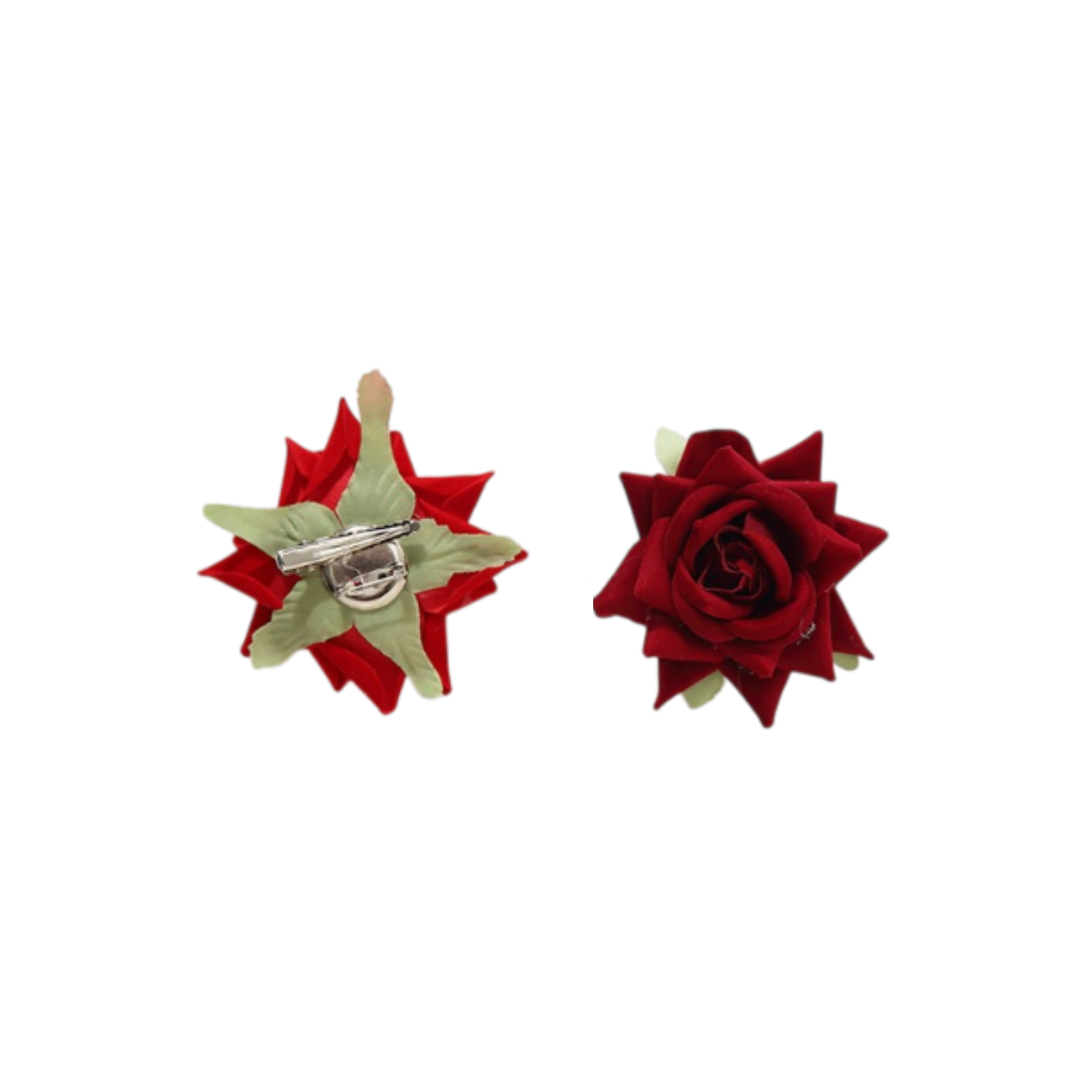 Pinza con diseño de rosa
