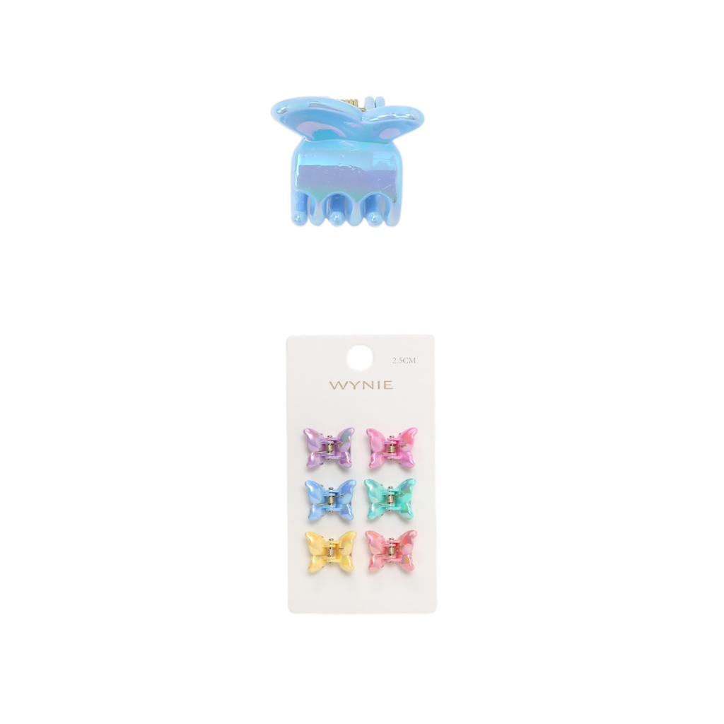 Mini pinzas de mariposa para el pelo