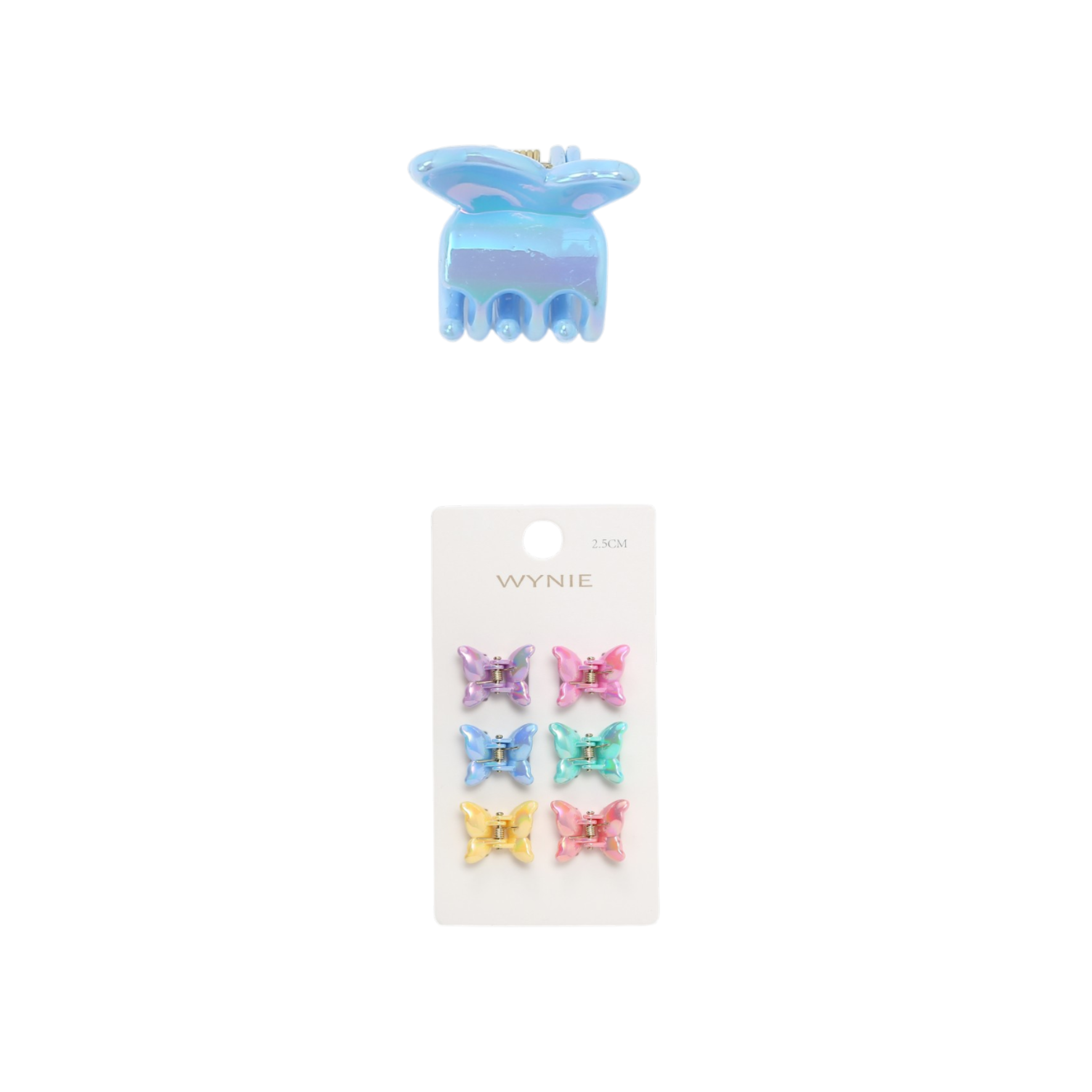 Mini pinzas de mariposa para el pelo