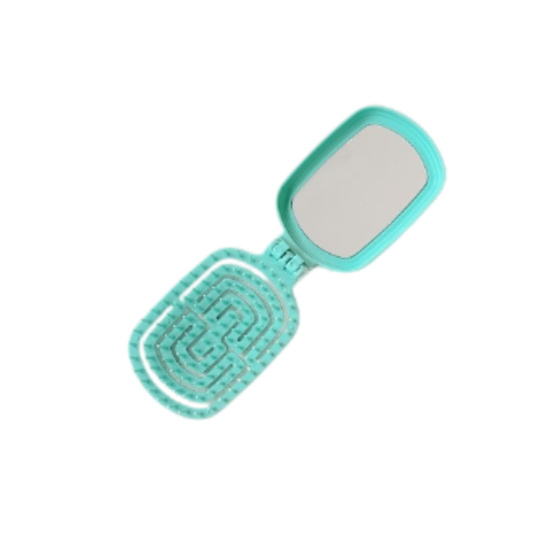 Cepillo plegable flexible con espejo