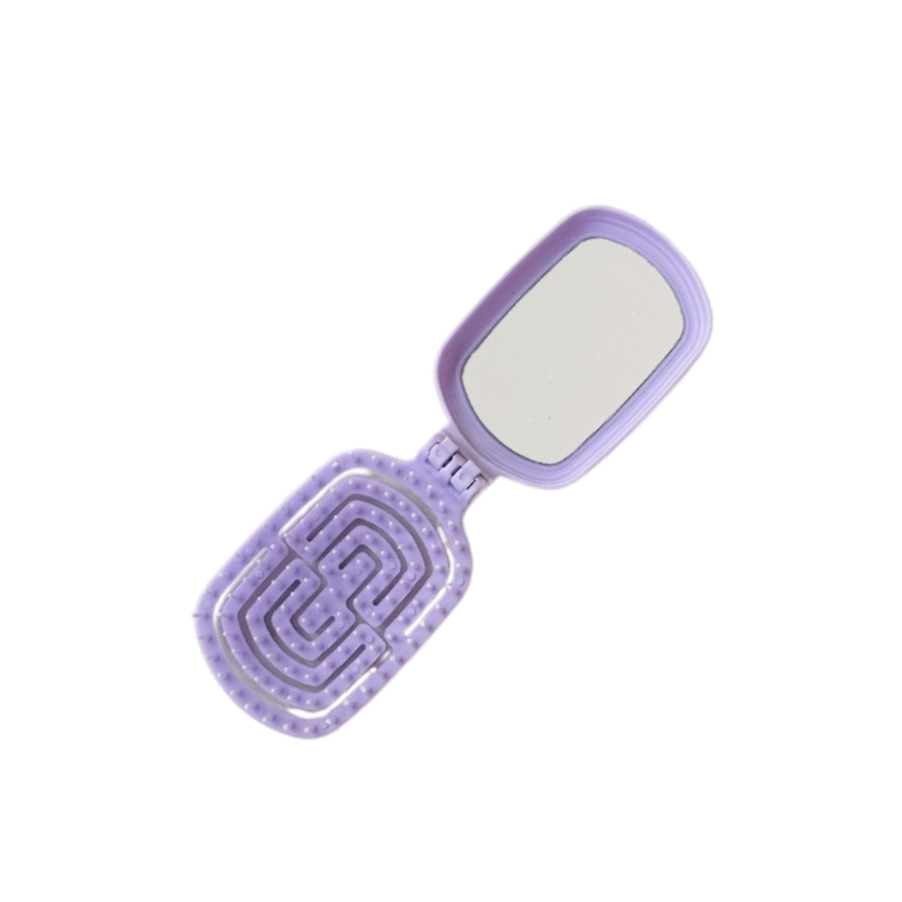 Cepillo plegable flexible con espejo