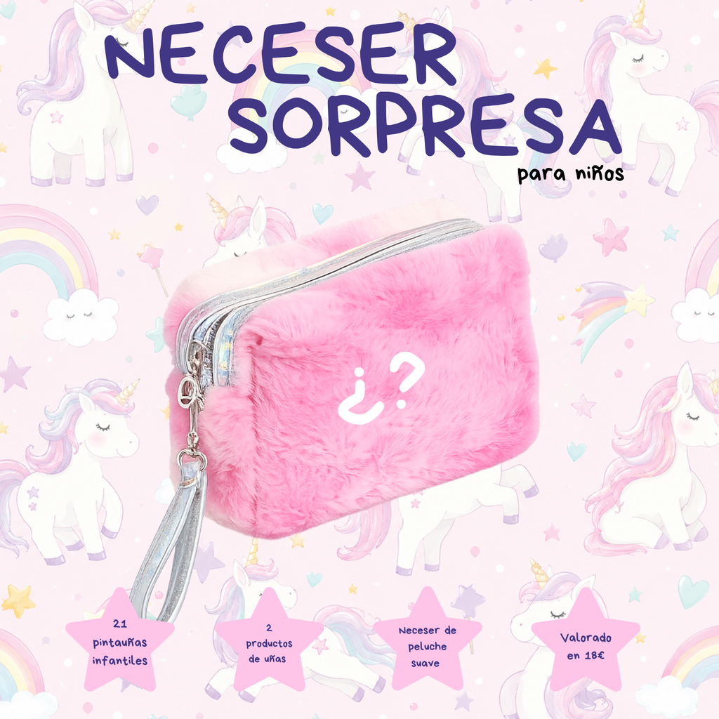 10: Neceser infantil sorpresa de uñas para niños