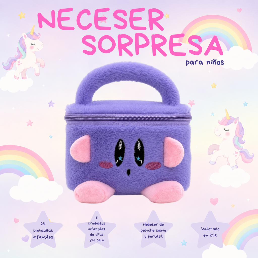 Drop 02: Neceser infantil sorpresa de uñas y pelo para niños
