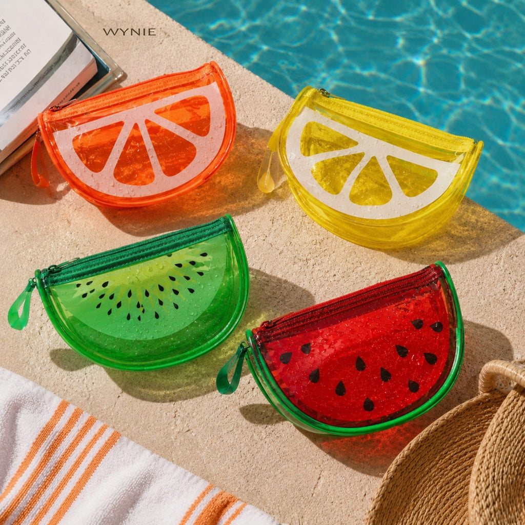 Neceser kiwi transparente