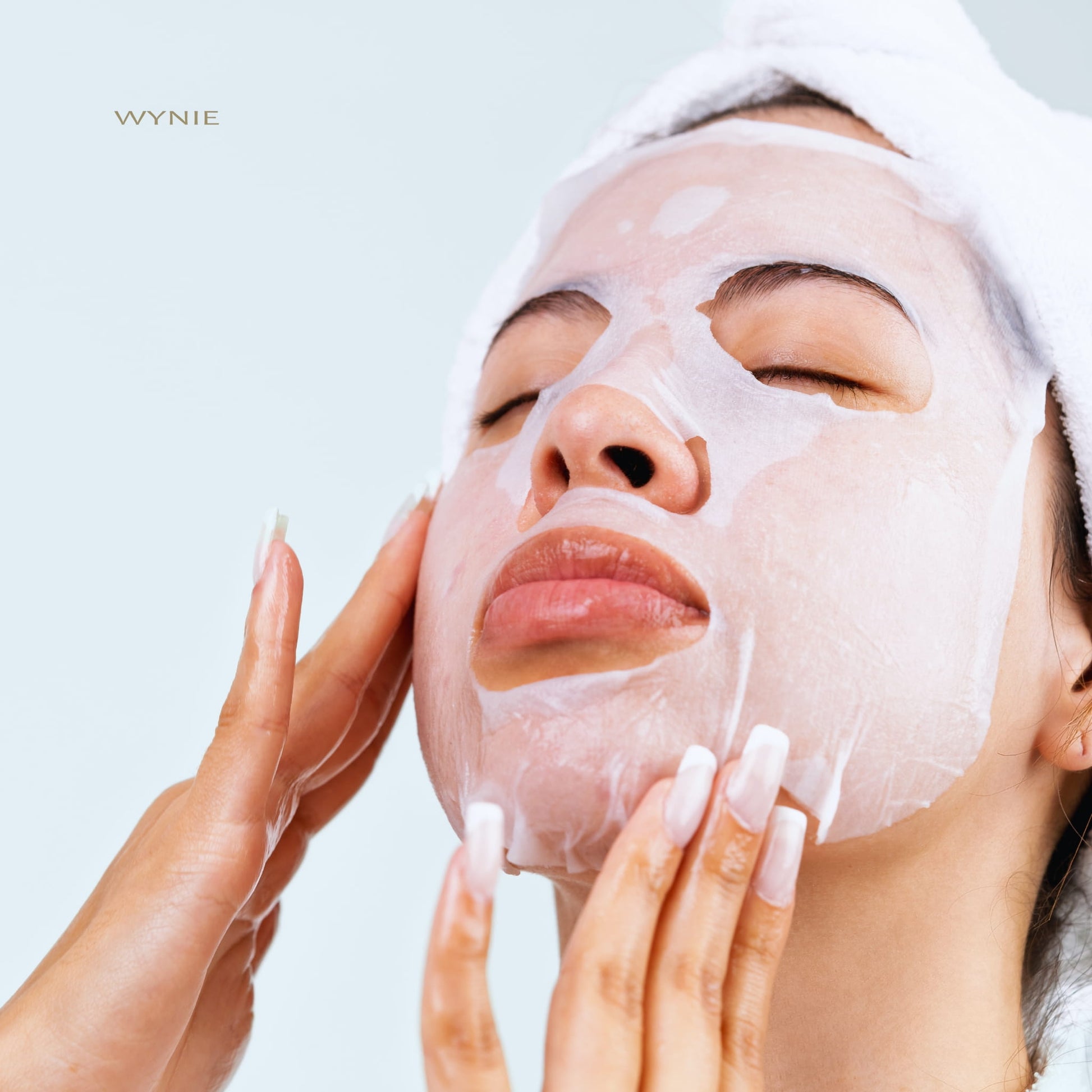 Mascarilla facial de leche y niacinamida
