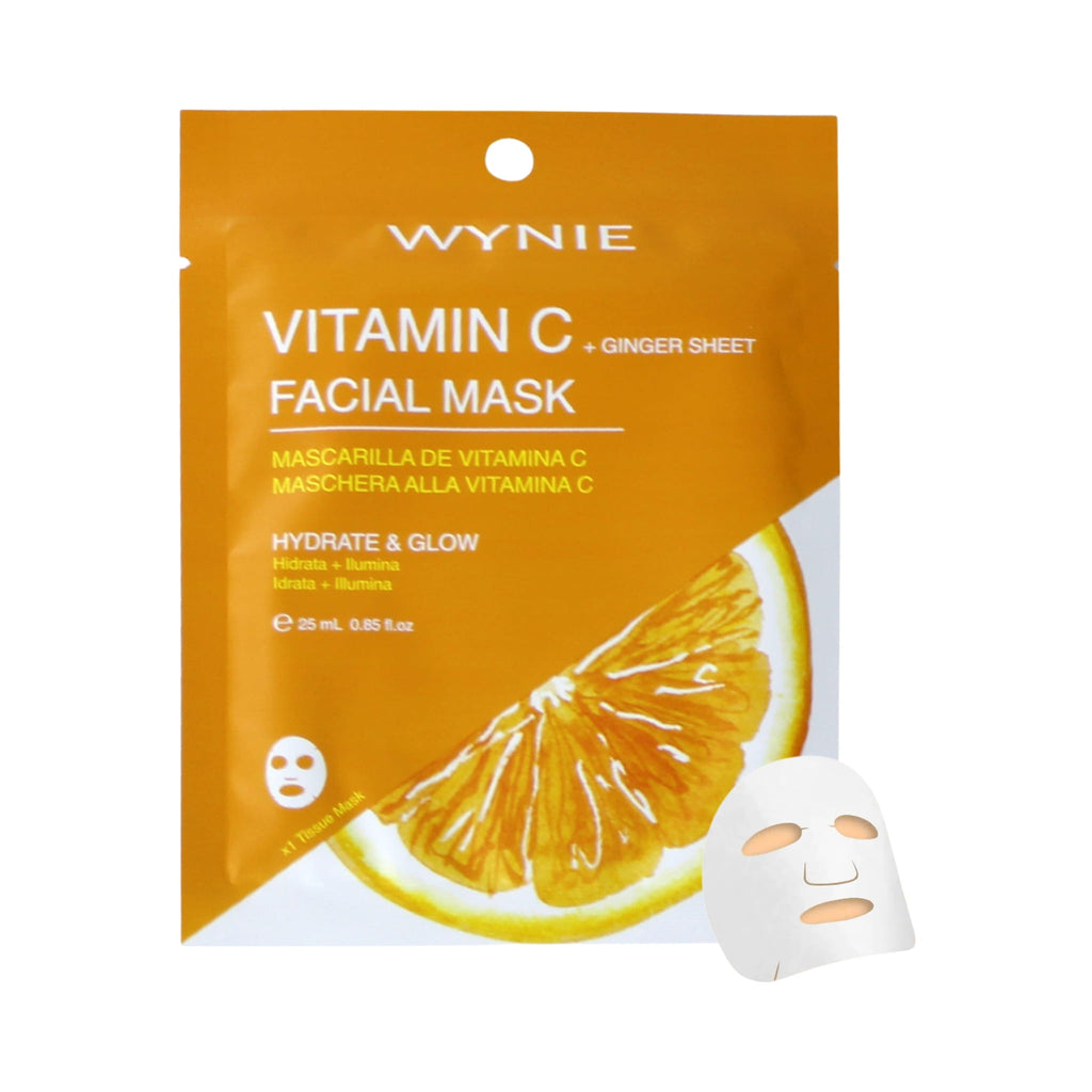 Mascarilla facial de Vitamina C hidratante e iluminadora