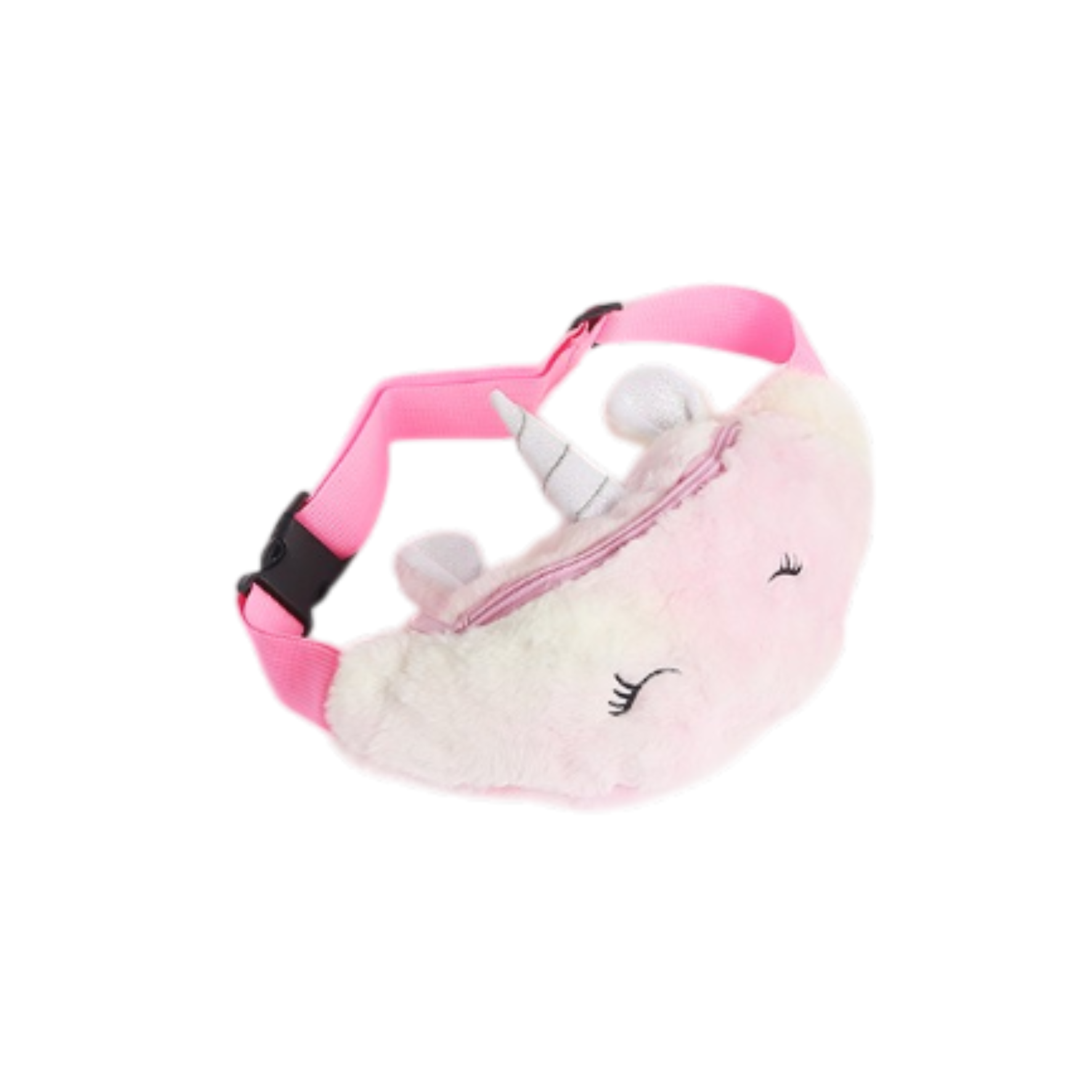 Riñonera infantil de peluche unicornio