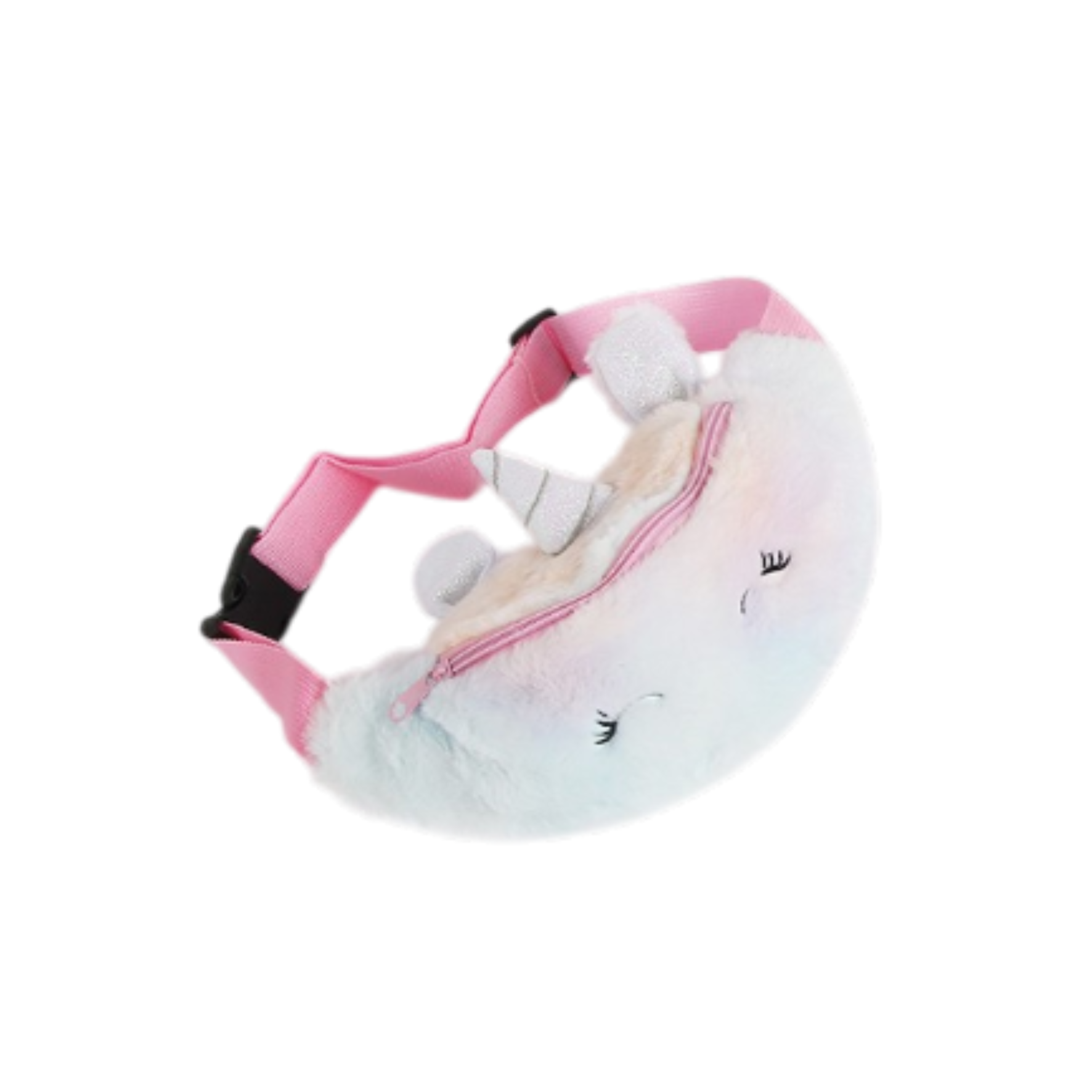 Riñonera infantil de peluche unicornio