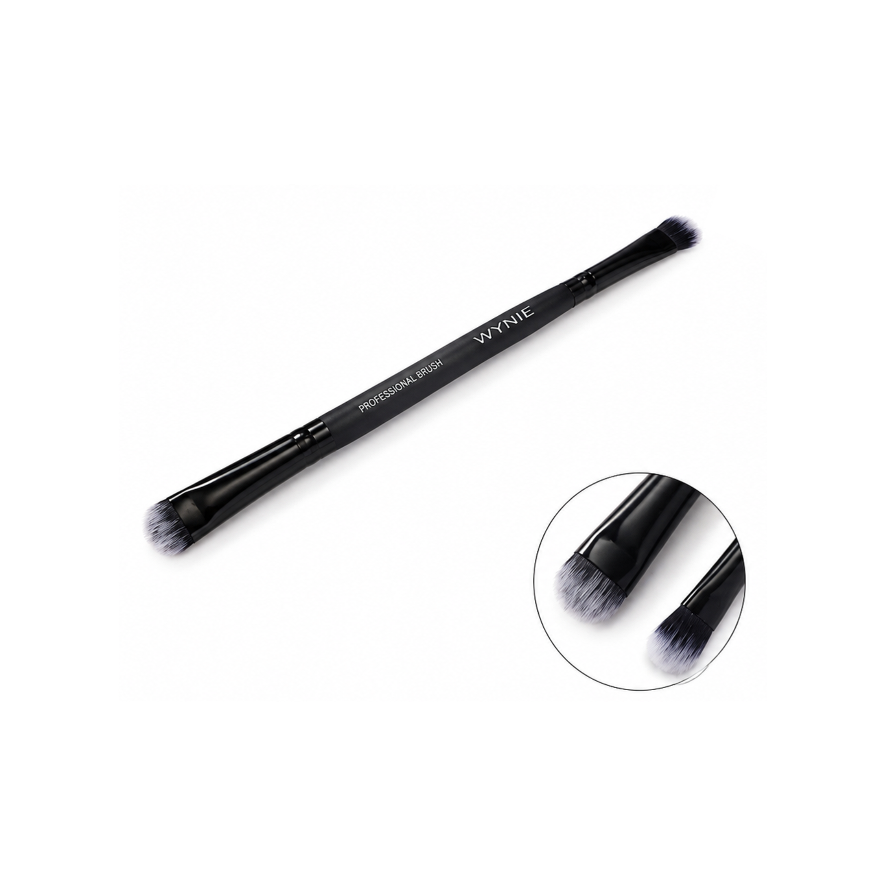 Brocha doble para sombras de ojos