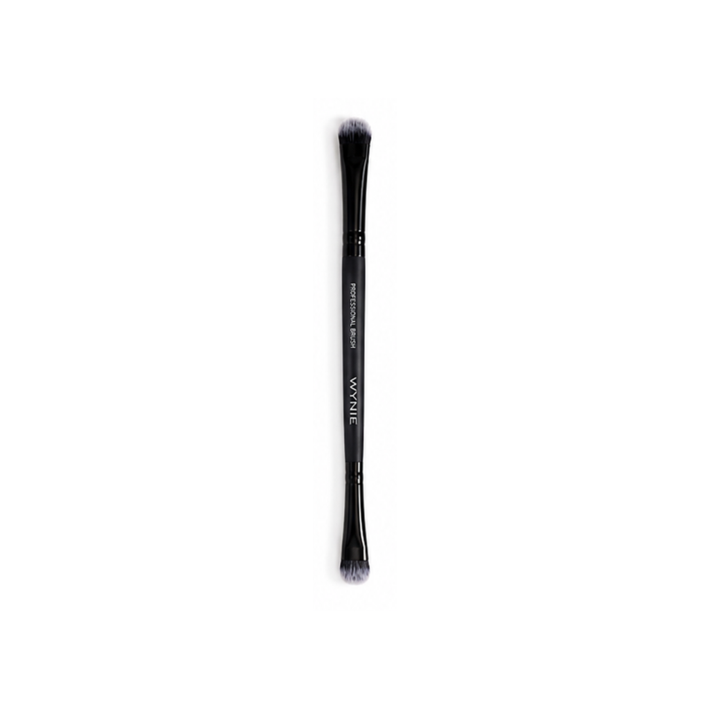 Brocha doble para sombras de ojos