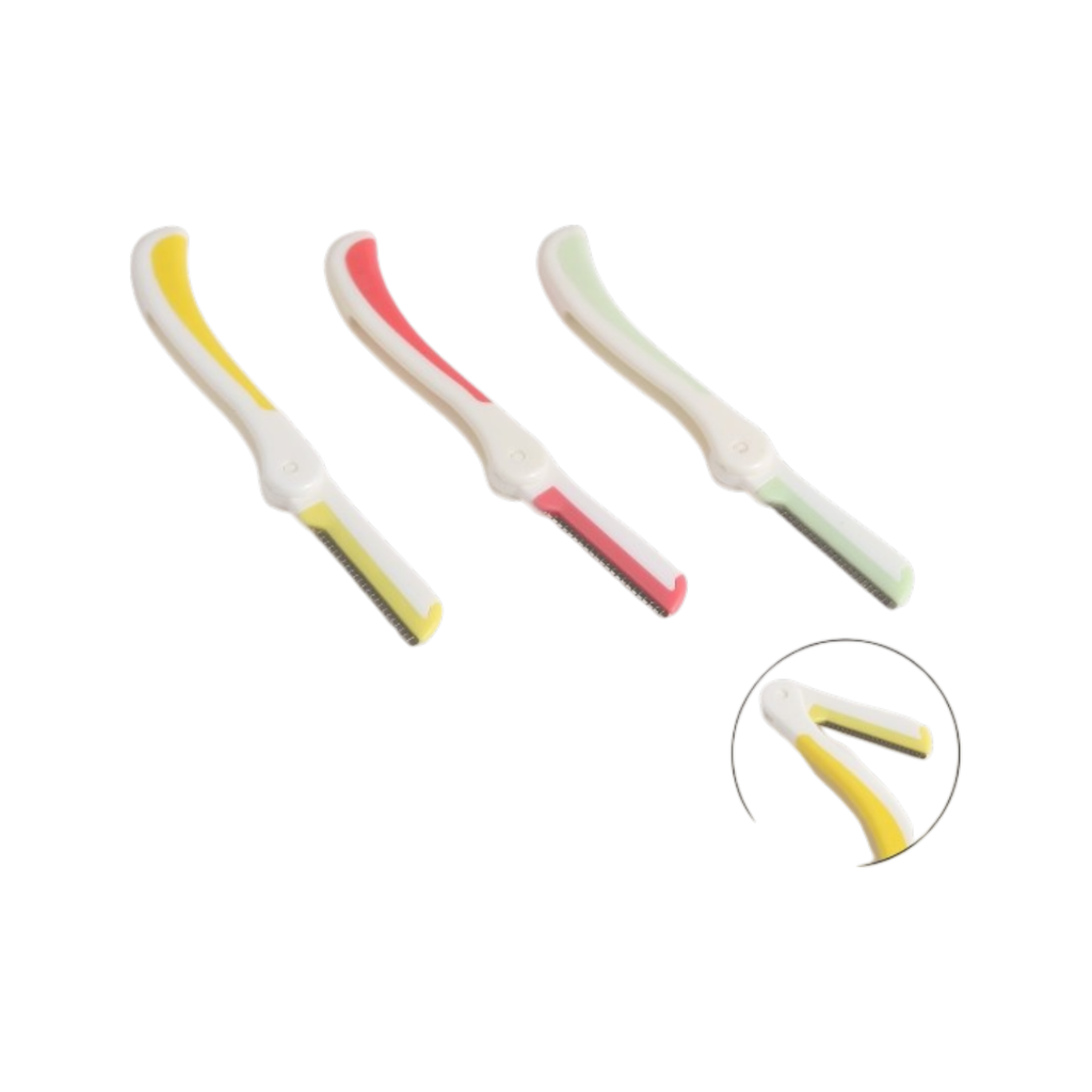 Cuchilla plegable para cejas