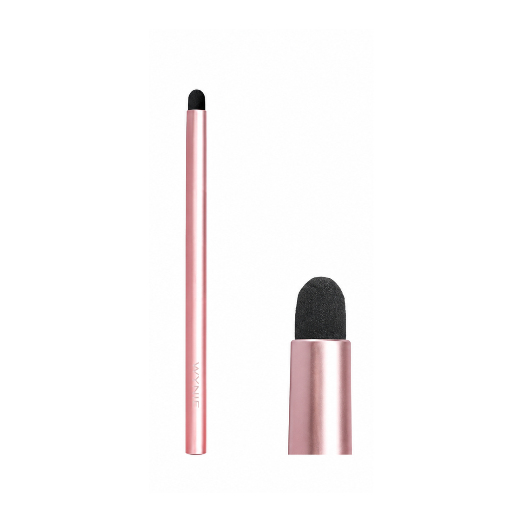 Brocha con esponja para sombras de ojos